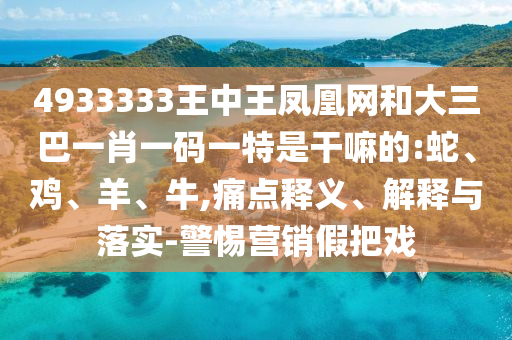 4933333王中王鳳凰網(wǎng)和大三巴一肖一碼一特是干嘛的:蛇